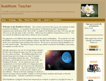 Tablet Screenshot of buddhismteacher.com